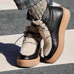 Free People Shearling Boot